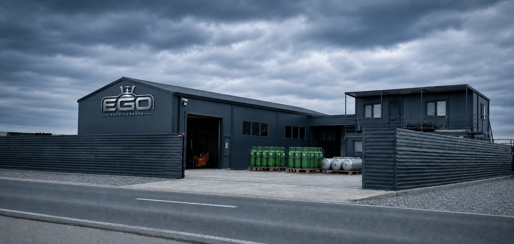 EGO INDUSTRIAL GAS warehouse in Goștilele